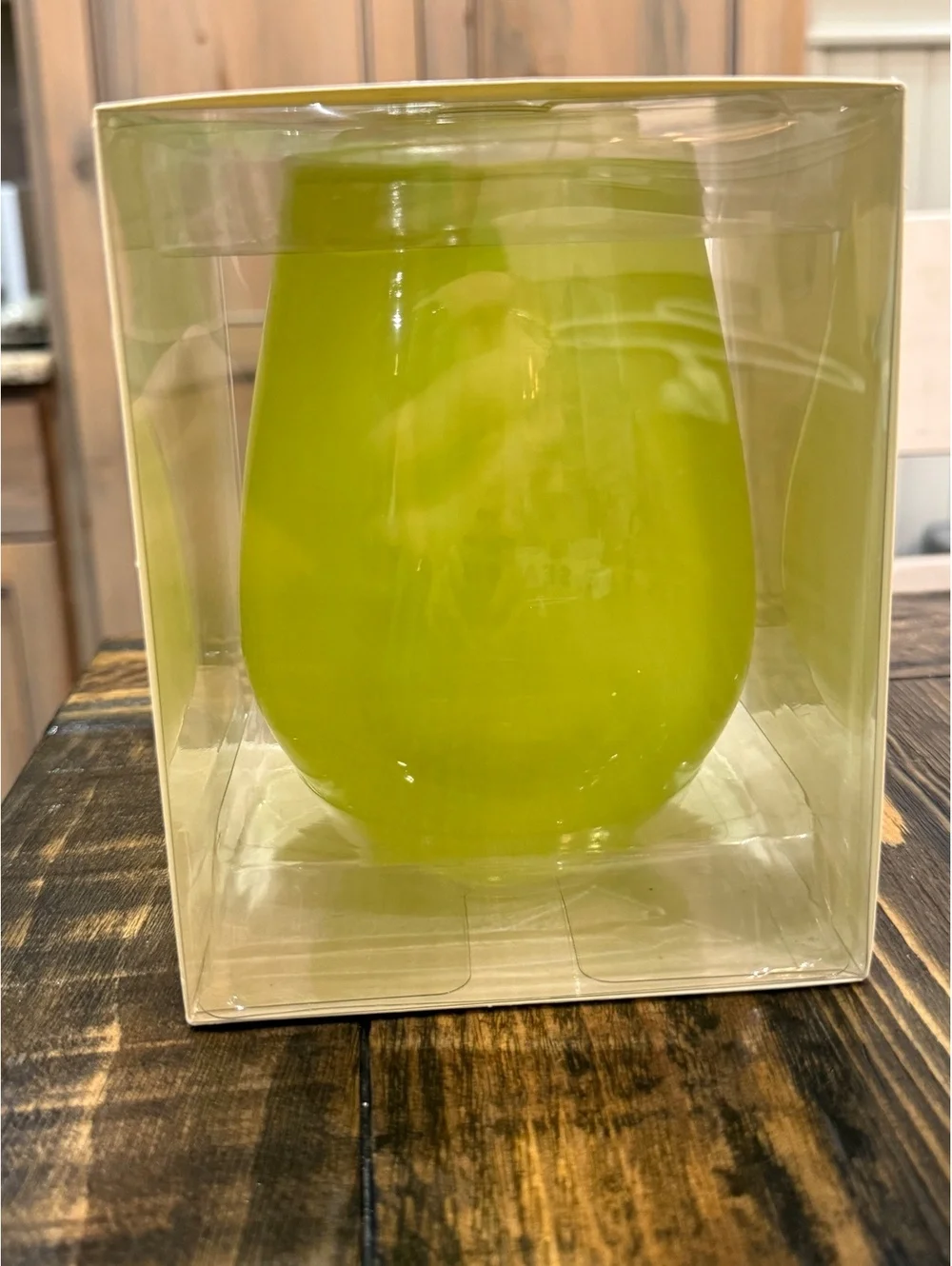 Slant Jumbo Stemless Wine Glass | Holds 1 Full Bottle of Wine (30 oz)